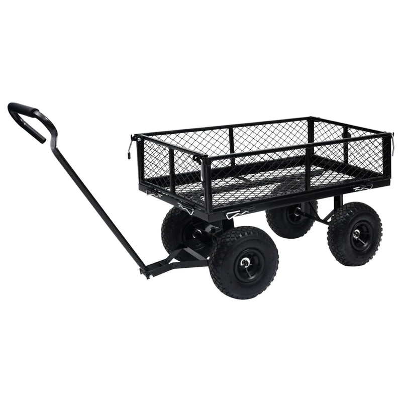 Garden Hand Trolley Black 250 kg