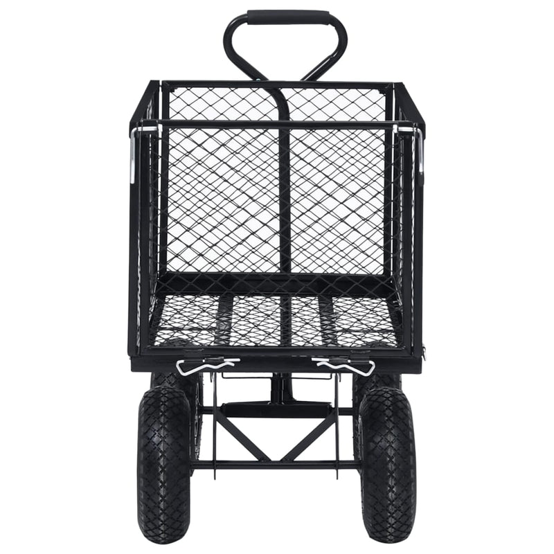 Garden Hand Trolley Black 350 kg