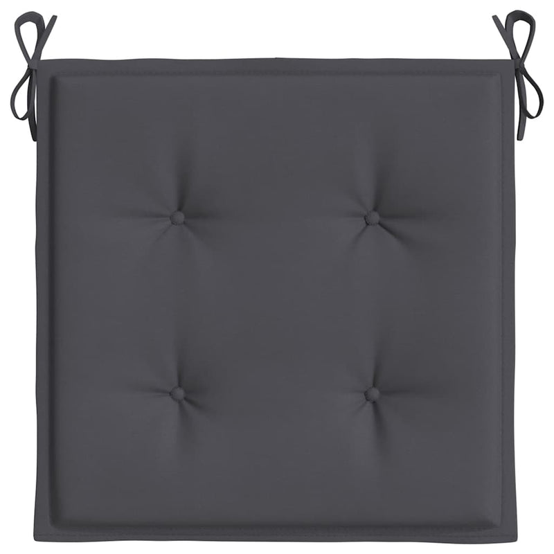 Garden Chair Cushions 6 pcs Anthracite 50x50x3 cm Oxford Fabric