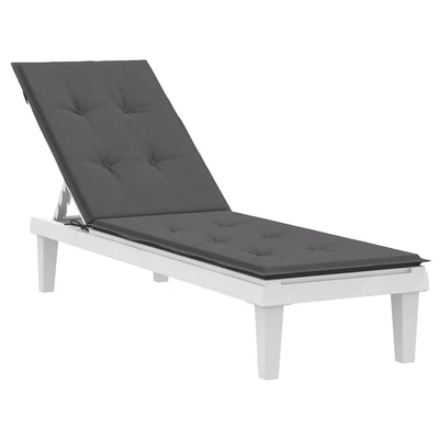 Deck Chair Cushion Anthracite (75+105)x50x4 cm