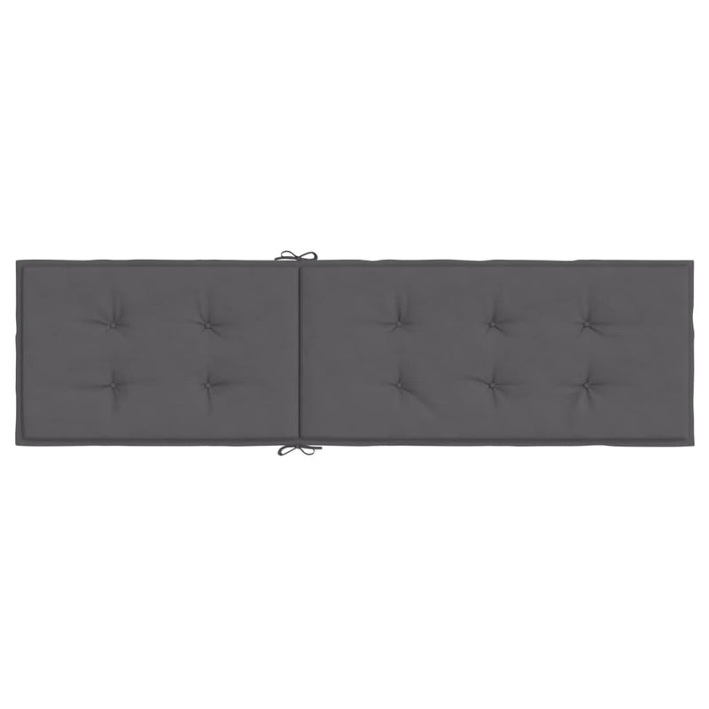 Deck Chair Cushion Anthracite (75+105)x50x4 cm