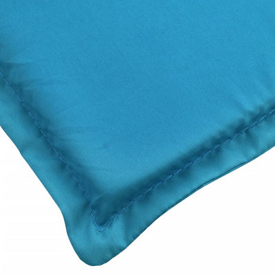 Sun Lounger Cushion Blue 200x50x3cm Oxford Fabric
