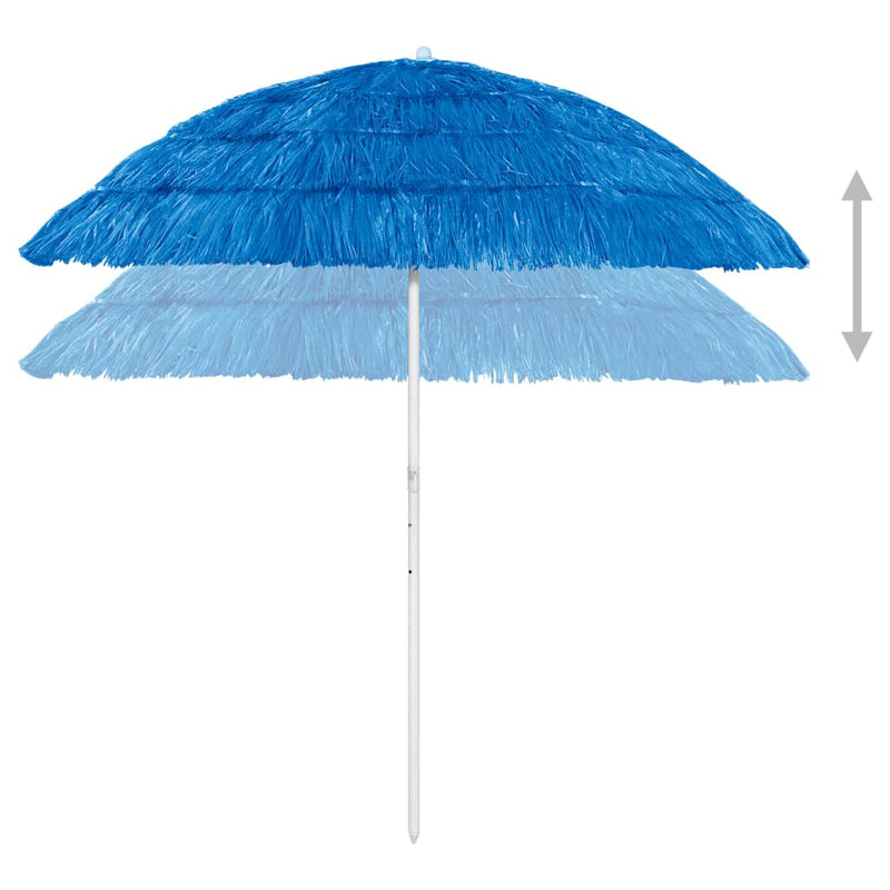 Hawaii Beach Parasol Blue 240 cm