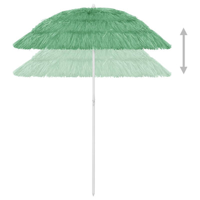 Hawaii Beach Parasol Green 180 cm