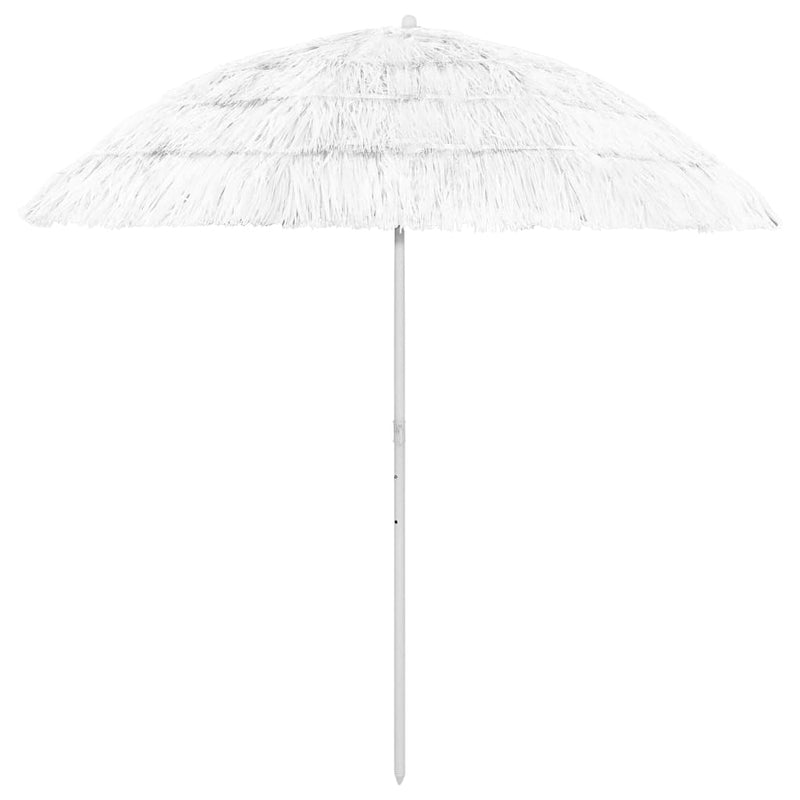 Hawaii Beach Parasol White 240 cm