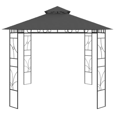 Gazebo 4x3x2.7 m Anthracite 160 g/m²