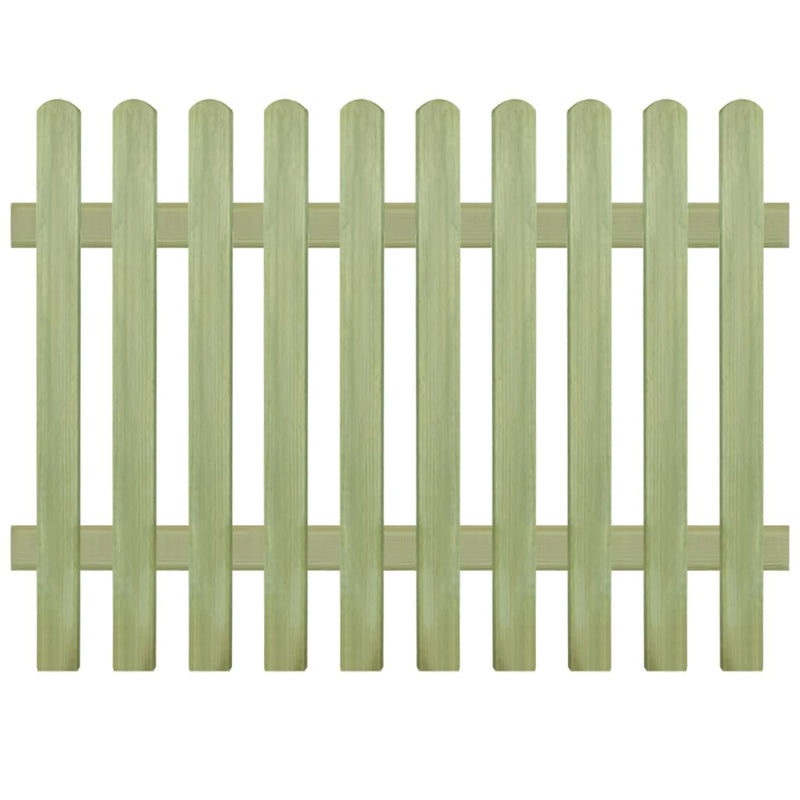 Picket Fence Impregnated Pinewood 170x120 cm 6/9 cm