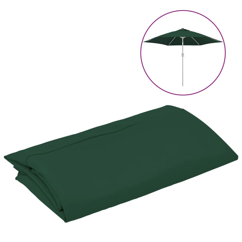 Replacement Fabric for Outdoor Parasol Green 300 cm