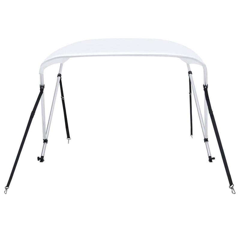 2 Bow Bimini Top White 150x120x110 cm