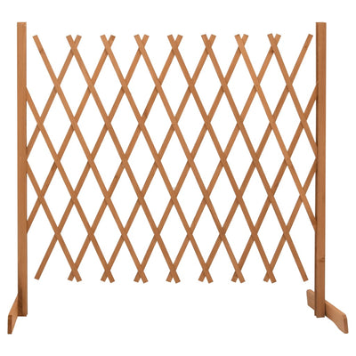 Garden Trellis Fence Orange 180x100 cm Solid Firwood