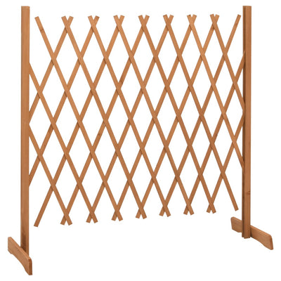 Garden Trellis Fence Orange 180x100 cm Solid Firwood