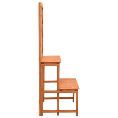 Plant Stand with Trellis Orange 70x42x120 cm Solid Firwood