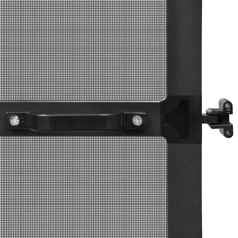 Hinged Insect Screen for Doors Anthracite 120x240 cm