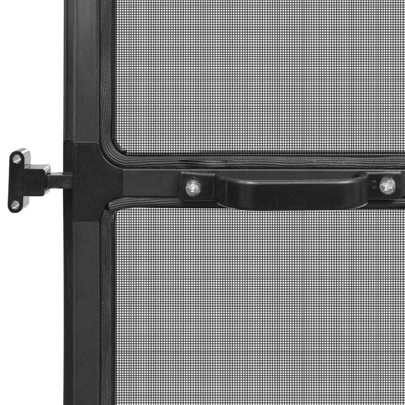 Hinged Insect Screen for Doors Anthracite 120x240 cm