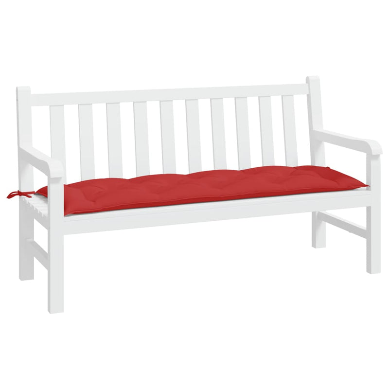 Garden Bench Cushion Red 150x50x7 cm Oxford Fabric