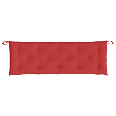 Garden Bench Cushion Red 150x50x7 cm Oxford Fabric