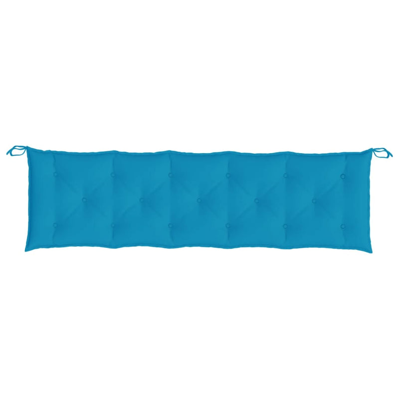 Garden Bench Cushion Light Blue 180x50x7 cm Oxford Fabric