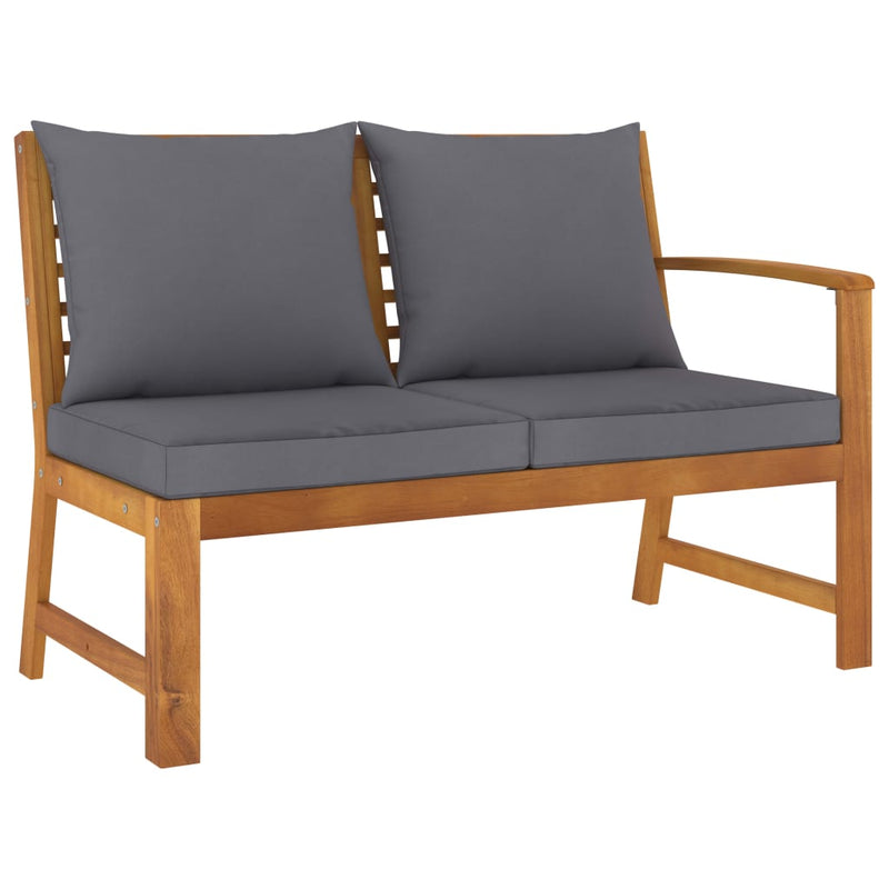 5 Piece Garden Lounge Set with Cushion Solid Acacia Wood