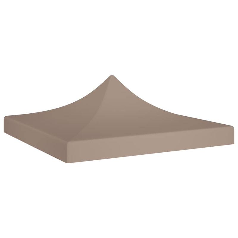 Party Tent Roof 2x2 m Taupe 270 g/m²