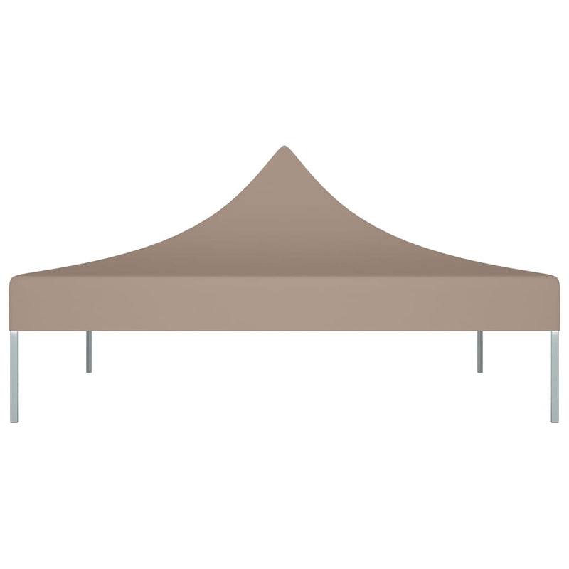 Party Tent Roof 2x2 m Taupe 270 g/m²