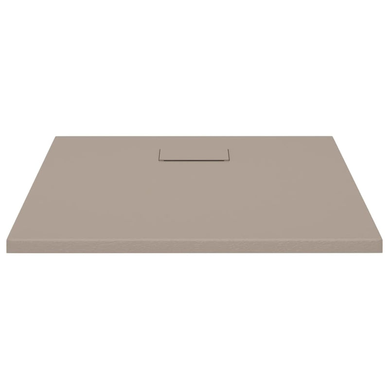 Shower Base Tray SMC Brown 90x90 cm