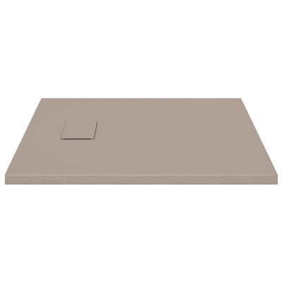 Shower Base Tray SMC Brown 90x90 cm