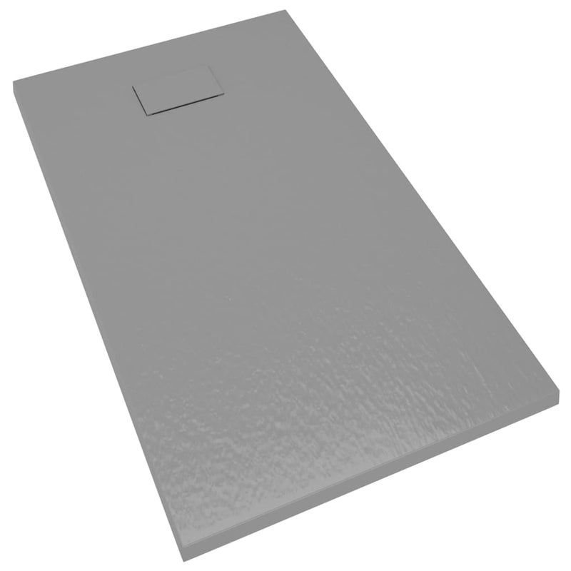 Shower Base Tray SMC Grey 120x70 cm