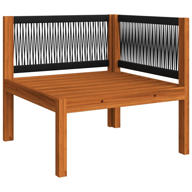 2 Piece Garden Lounge Set with Cushions Solid Acacia Wood