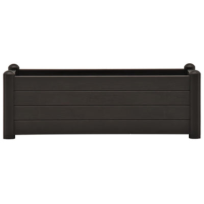 Garden Raised Bed PP Anthracite 100x43x35 cm