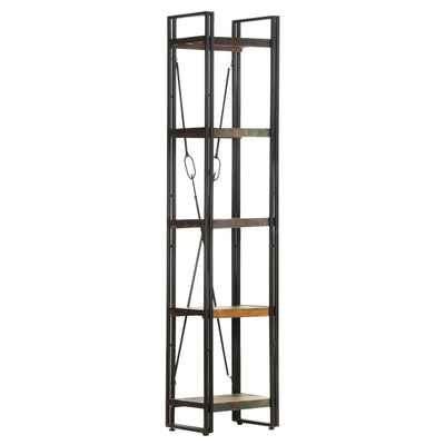 5-Tier Bookcase 40x30x180 cm Solid Reclaimed Wood