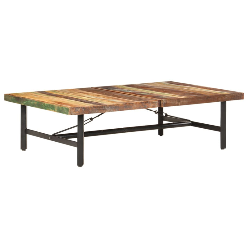 Coffee Table 142x90x42 cm Solid Reclaimed Wood