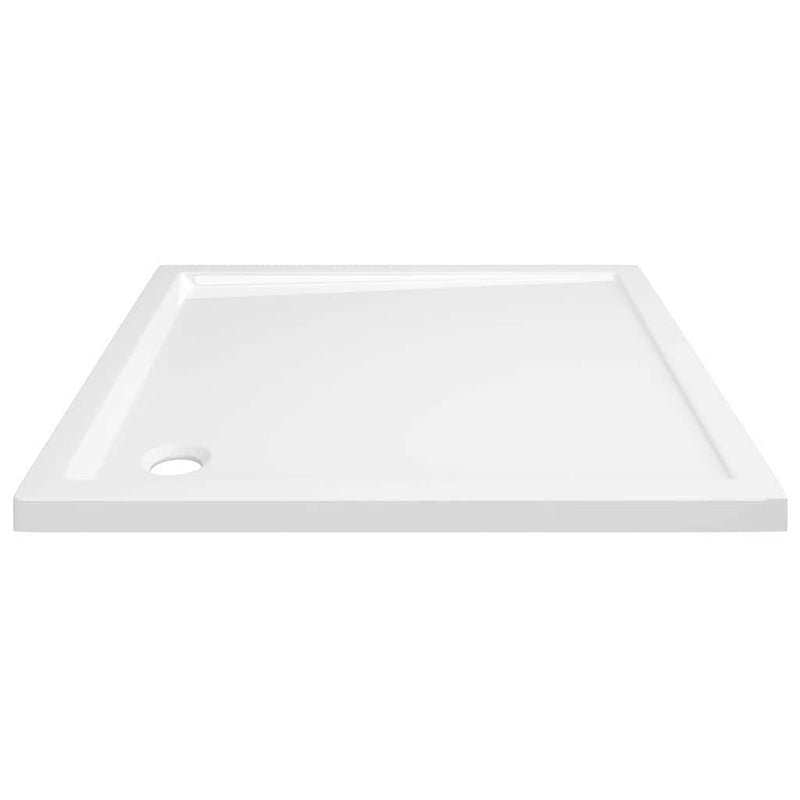 Square ABS Shower Base Tray White 80x80 cm