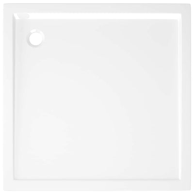 Square ABS Shower Base Tray White 80x80 cm