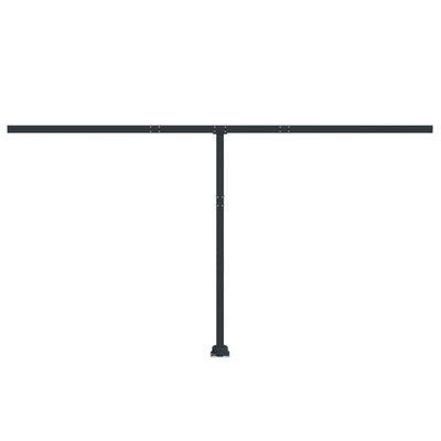 Awning Post Set Anthracite 450x245 cm Iron