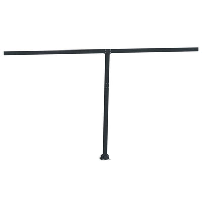 Awning Post Set Anthracite 450x245 cm Iron