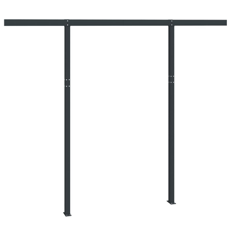 Awning Post Set Anthracite 300x245 cm Iron