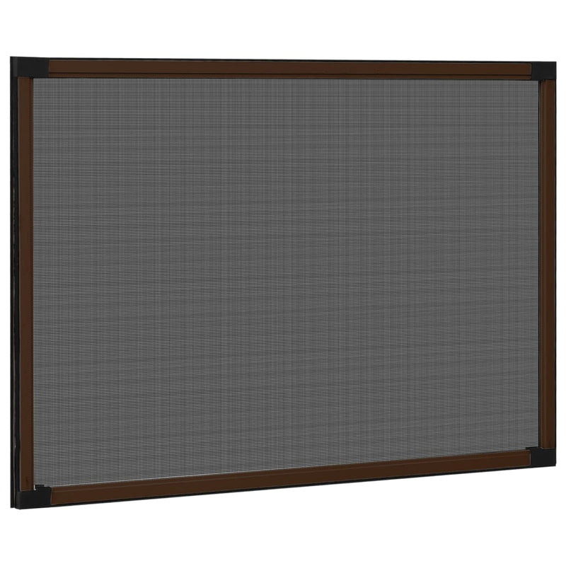 Extendable Insect Screen for Windows Brown (100-193)x75 cm