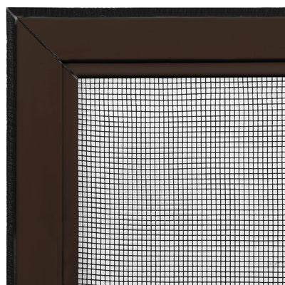 Extendable Insect Screen for Windows Brown (100-193)x75 cm