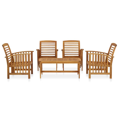 5 Piece Garden Lounge Set Solid Acacia Wood