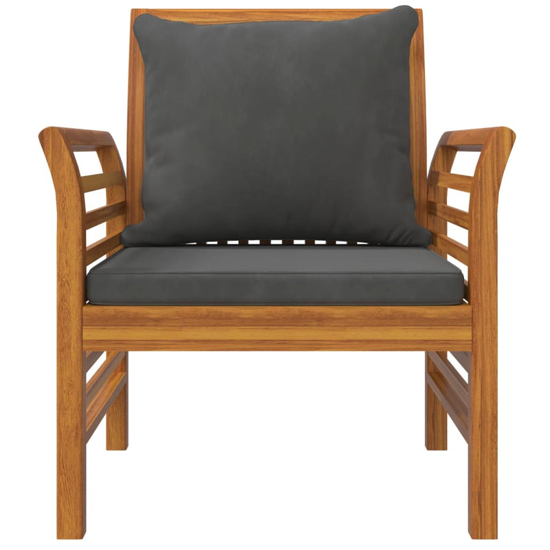 5 Piece Garden Lounge Set with Cushions Solid Wood Acacia