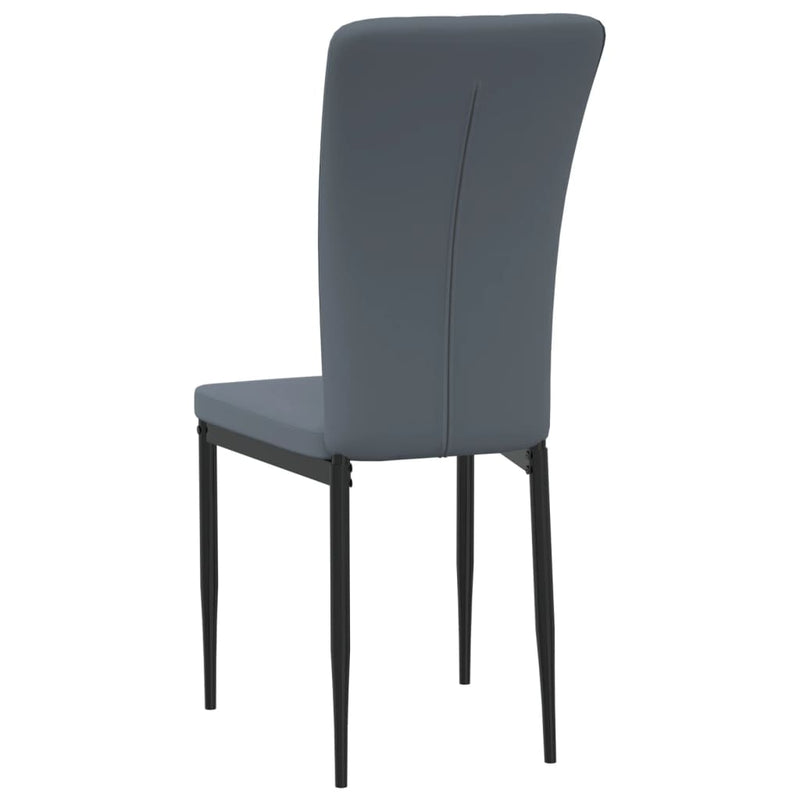 Dining Chairs 4 pcs Dark Grey Velvet