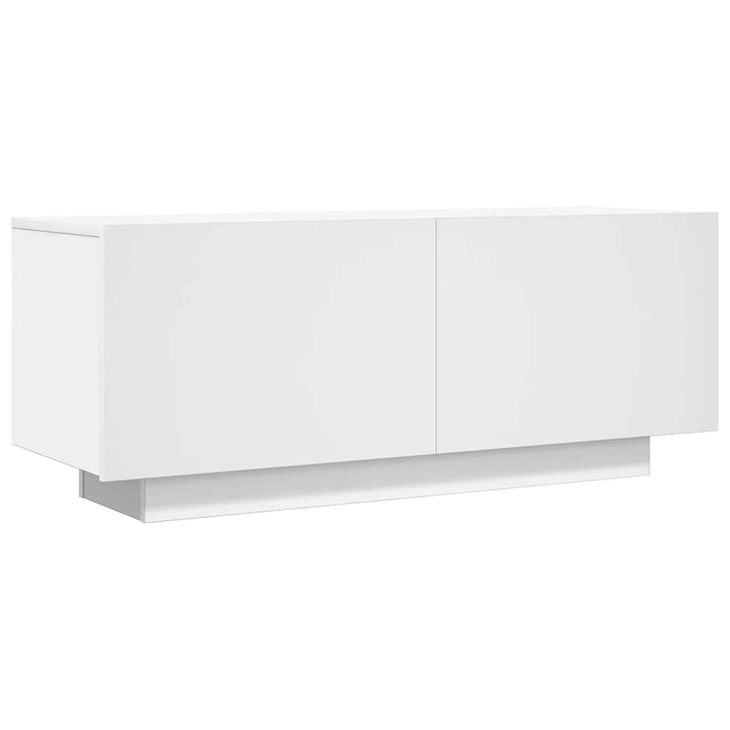 TV Cabinet White 100x35x40 cm Engineered Wood