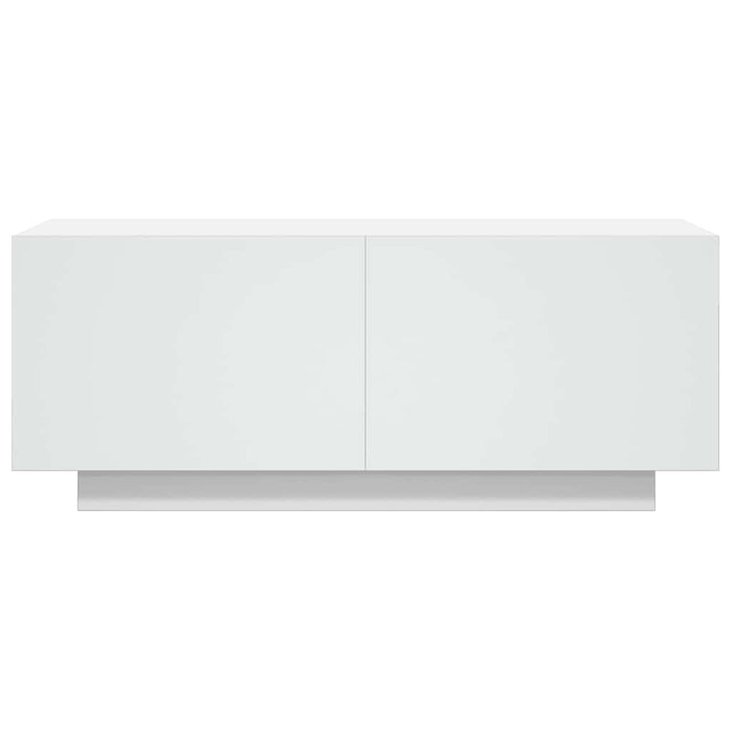 TV Cabinet White 100x35x40 cm Engineered Wood