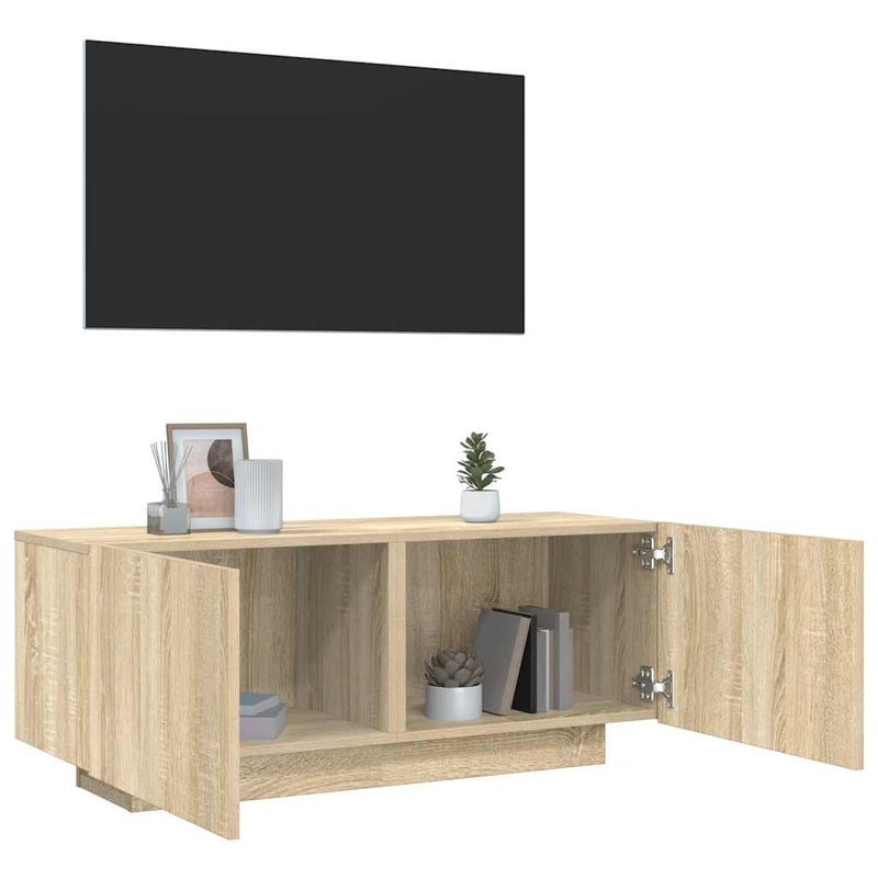 TV Cabinet Sonoma Oak 100x35x40 cm Engineered Wood