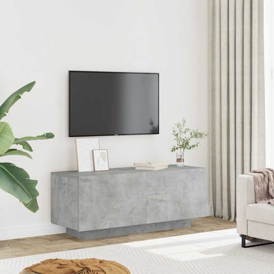 TV Cabinet Concrete Grey 100x35x40 cm Engineered Wood