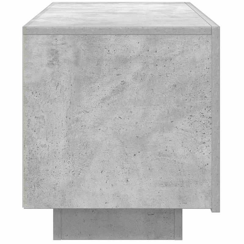 TV Cabinet Concrete Grey 100x35x40 cm Engineered Wood