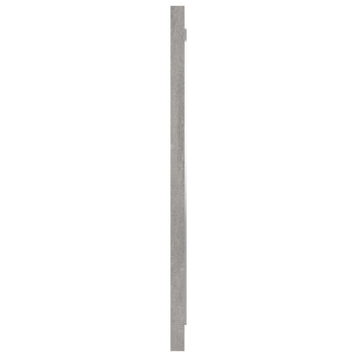 Bathroom Mirror Concrete Grey 40x1.5x37 cm Engineered Wood