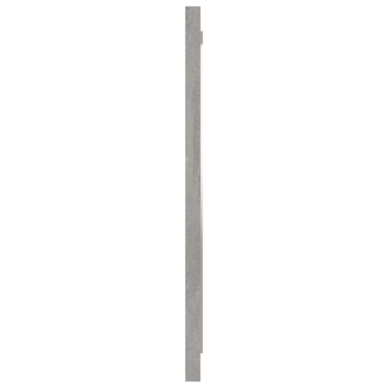 Bathroom Mirror Concrete Grey 40x1.5x37 cm Engineered Wood