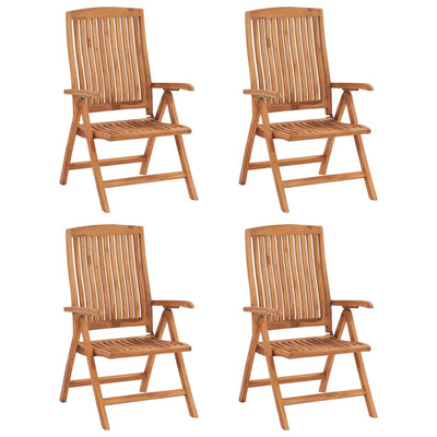 5 Piece Garden Dining Set Solid Teak Wood