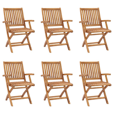 7 Piece Garden Dining Set Solid Teak Wood